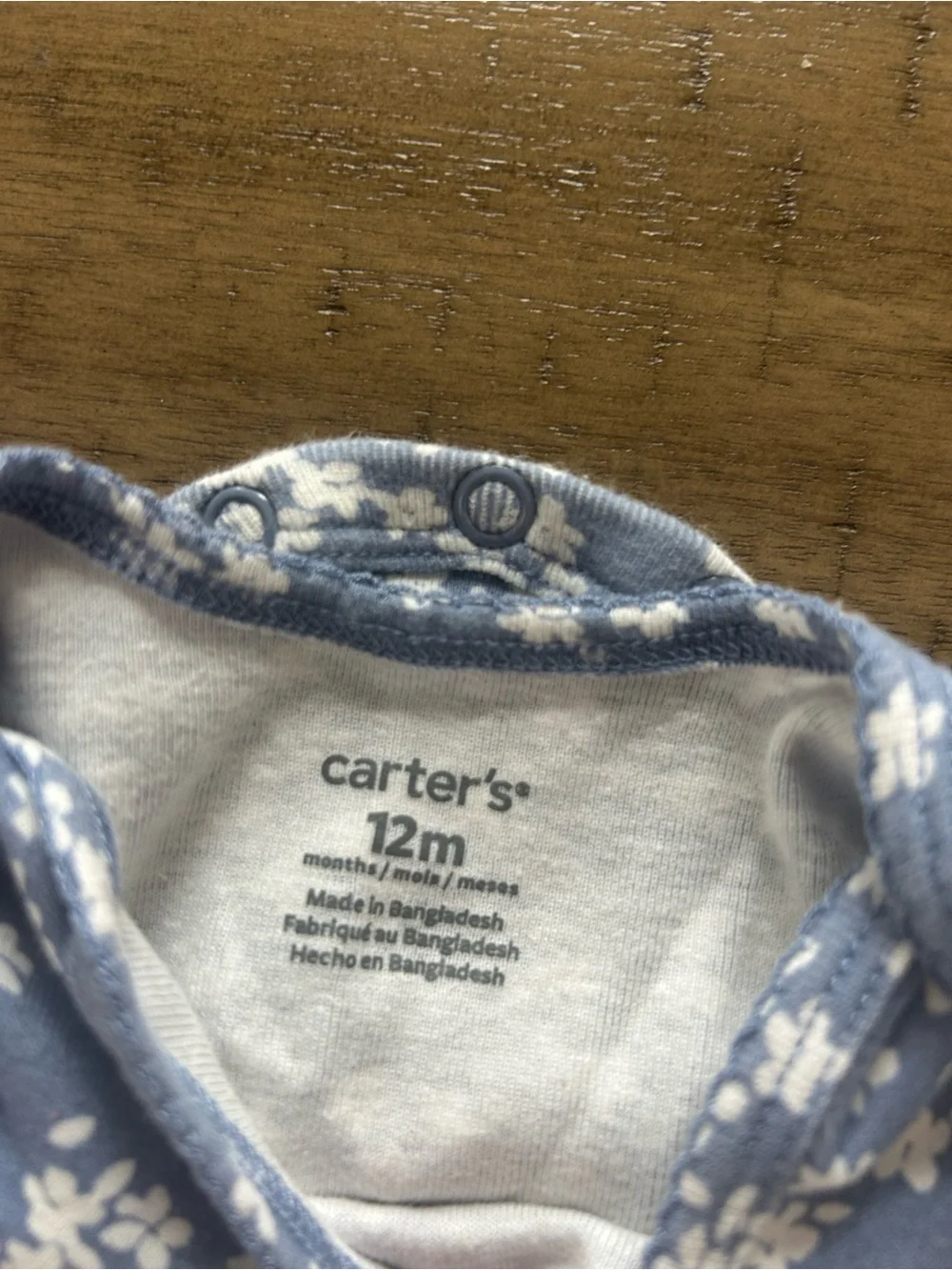 12M 4-Pack Baby Girl Onesies